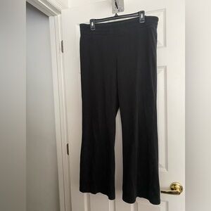 American Eagle Outfitters Black Wide Leg Pants Fleece Lined Large
